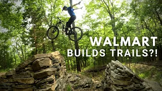 This cost 200 million dollars, so far... Walmart makes Mountain Biking trails?!