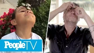 Kids Ask Blake Shelton Adorable Questions: What's His Favorite Gwen Stefani Song & More | PeopleTV