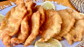 Panados de frango, a MELHOR receita (com arroz de ervilhas soltinho!)