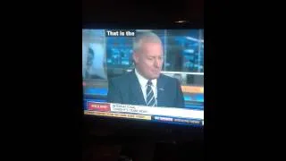 Sky sports news presenter falls over Live, very funny