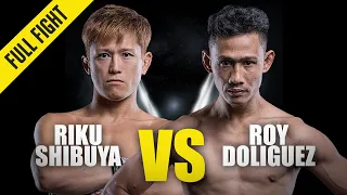 Riku Shibuya vs. Roy Doliguez | ONE Championship Full Fight | January 2016