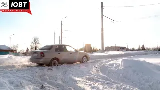 Альметьевск приходит в себя после снегопада