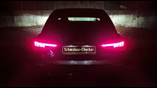 Audi RS3 8Y LED Matrix Light-Show, LED Scheinwerfer Lichtspiel, LED Lauflicht, OLED Matrix