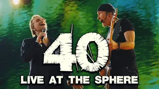 U2 plays 40 on the final night at The Sphere ❤️