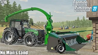 Making WOODCHIPS and Planting POPLAR│No Man's Land│FS 22│Timelapse 16