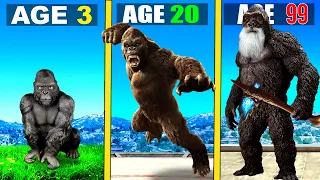 Surviving 99 YEARS As BIG KONG in GTA 5 (GTA 5 MODS)