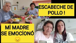 Mİ MADRE SE EMOCİONÓ 😞/ Mİ MADRE BAİLANDO😜/ ESCABECHE DE POLLO🇵🇪/ ABUELA Y NİETO BAİLANDO 😜