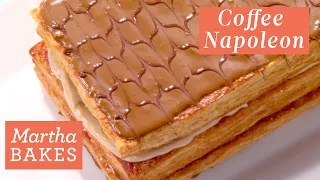 Martha Stewart’s Napoleon Dessert (Mille-feuille) with Coffee | Martha Bakes Recipes