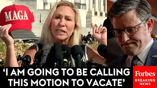 BREAKING: Marjorie Taylor Greene, Thomas Massie Announce New Ouster Attempt Against Speaker Johnson