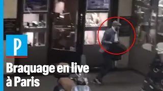 Braquage d'une bijouterie à Paris : «Je voyais le voleur remplir son sac»