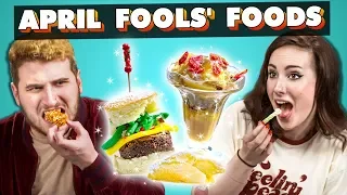 Adults Try April Fools' Food | People Vs. Food