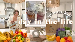 Productive Days | fridge & house organization, grocery haul & shop, daily eats, & clean with me!