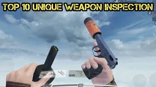 Top 10 Best Unique weapon Inspection for default guns in COD Mobile | Call of Duty Mobile