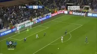 Fantastic goal Zlatan Ibrahimovic vs Anderlecht 2013