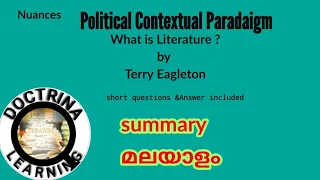 what is literature? by Terry eagleton