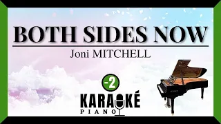Both sides now - Joni MITCHELL (Karaoké Piano - Lower Key)