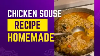 Cooking Chicken Souse 🤤🤤#homemade #recipevideo #chickensouprecipe