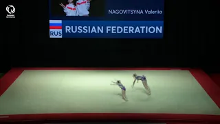 NOVOSELOVA & NAGOVITSYNA (RUS) -2021 European Age Group Champions, 11   17 Women's Pairs