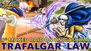 6* MAXED ONIGASHIMA LAW(Still Effective Unit) SS League Gameplay | One Piece unty Rush