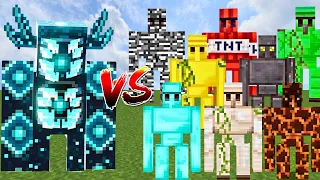 ZORDEN vs ALL GOLEMS | Minecraft Mob Battle