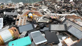 Looking for used phones in the LCD trash || Restoration old touch phone