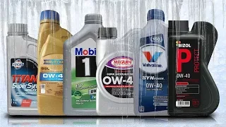 Engine oil 0W40 Cold test -30°C Mobil 1 0W40, Fuchs 0W40, Valvoline 0W40, Ravenol 0W40