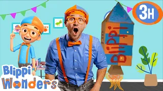 Make a ROCKET SHIP with Blippi! | Blippi & Blippi Wonders Educational Videos for Kids