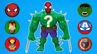 How to make Superhero Avengers Hulk mod Wolverine, Spider man, Captain America, Ironman with clay