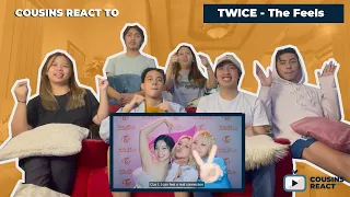 COUSINS REACT TO TWICE "The Feels" M/V