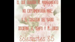 Eclesiastés 8: 5-8