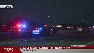 One dead in Georgetown crash at I-35 exit for SH 195