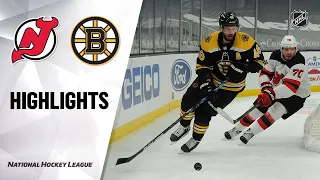 Devils @ Bruins 3/30/21 | NHL Highlights