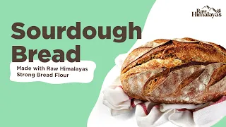 Sourdough Bread with Cherry Tomato Confit Recipe | Made using Raw Himalayas Strong Bread Flour