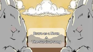 AJJ - "Brave as a Noun + Survival Song" - A Lyric Music Video