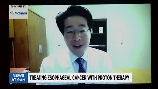 Treating esophageal cancer with proton therapy