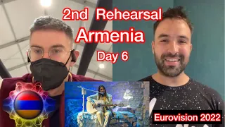 Eurovision 2022 🇦🇲: Second Rehearsal Armenia Reaction (Rosa Linn - Snap)