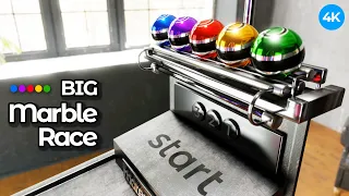 BIG Marble Race 🔴 Marble Run, 4K Animation