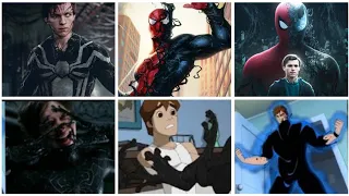 All Black Suit Spider-Man Transformations (Film and TV )