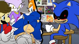 DEPRESSING SONIC ANIMATIONS - SONIC DEATHBED, SONIC FUNERAL, SONIC HEAVEN & SONIC HELL [REACTION]