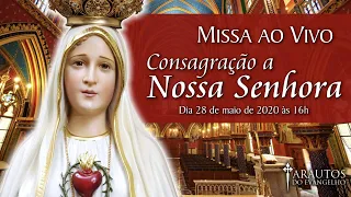 CONSAGRAÇÃO a NOSSA SENHORA - Missa AO VIVO - Pe. Ricardo Basso - Basílica N.S. do Rosário de Fátima
