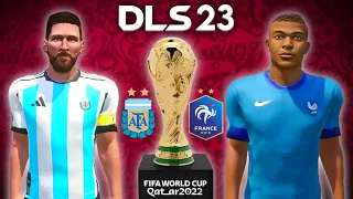 THE WORLD CUP FINAL 🏆 | ARGENTINA VS FRANCE - DLS 23 - DREAM LEAGUE SOCCER 2023