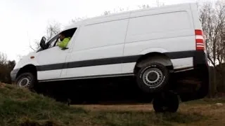 Sprinter 4x4 311 CDI Test Offroad Allrad Iglhaut Low range Camper