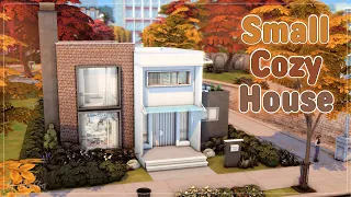 Маленький уютный дом🍂👩‍👦│Строительство│Small Cozy House│SpeedBuild│NO CC [The Sims 4]