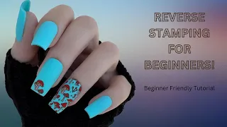 Reverse stamping for beginners.. this is SO relaxing to do!