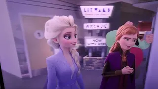 disney once upon a studio. but only when frozen characters appear