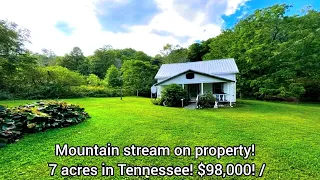 Tennessee Cheap Farmhouse For Sale | Tennessee Farms For Sale| $98k | 7 acres| Tennessee Real Estate