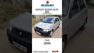 Maruti suzuki 800 evolution #shorts #cars #evolution #youtube #best #marutisuzuki
