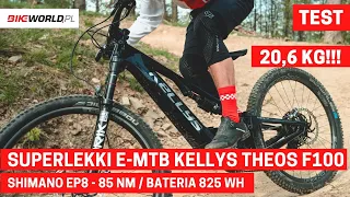 Test: Kellys Theos F100 - e-MTB o masie 20,6 kg! | Mocny silnik, fajne prowadzenie i mega zasięg!