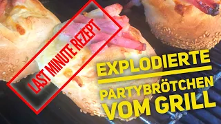 EXPLODIERTE Brötchen vom GRILL GRILLBEILAGE SNACK --- Klaus grillt