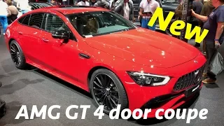 Mercedes AMG GT 4-Door Coupé 2019 first quick look in 4K - better than Porsche Panamera?